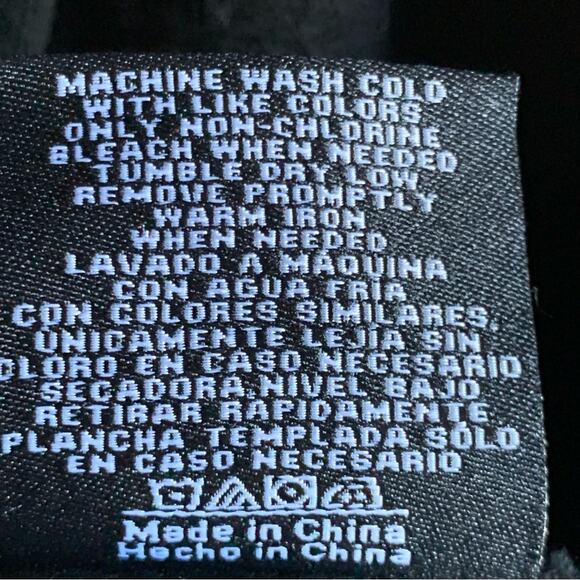 Huff Men's Popeye Black Jacket Olive Graphic Fleece Coach Zip Out Large - Picture 12 of 14